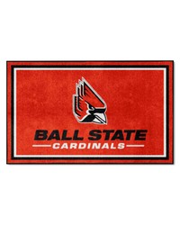 Ball State Cardinals 4x6 Rug by   