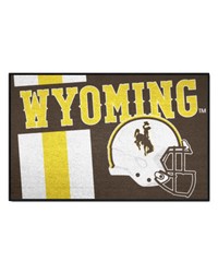 Wyoming Cowboys Starter Mat Uniform by   