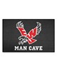 Fan Mats  LLC Eastern Washington Eagles Starter Mat Man Cave Black