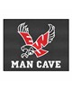 Fan Mats  LLC Eastern Washington Eagles All-Star Mat Man Cave Black