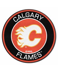 Calgary Flames Roundel Mat by   