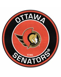 Ottawa Senators Roundel Mat by   