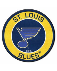 St. Louis Blues Roundel Mat by   