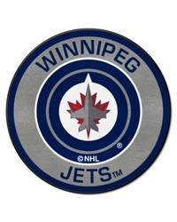 Winnipeg Jets Roundel Mat by   