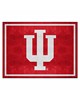 Fan Mats  LLC Indiana Hooisers 8x10 Rug Crimson