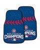 Fan Mats  LLC Chicago Cubs 2-pc Carpet Car Mat Set Blue