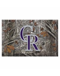 Colorado Rockies Camo Scraper Mat by   