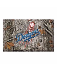 Los Angeles Dodgers Camo Scraper Mat by   