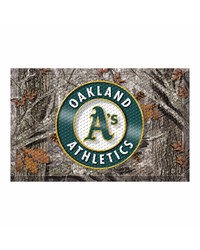 Oakland Athletics Camo Scraper Mat by   