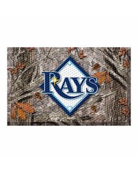 Tampa Bay Rays Camo Scraper Mat by   