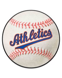 Philadelphia Athletics Baseball Mat Retro by   