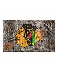 Chicago Blackhawks Camo Scraper Mat by   