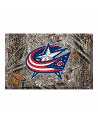 Columbus Blue Jackets Camo Scraper Mat by   