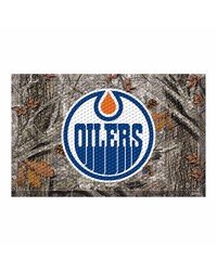 Edmonton Oilers Camo Scraper Mat by   