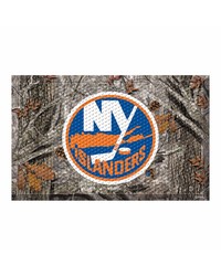 New York Islanders Camo Scraper Mat by   