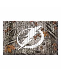 Tampa Bay Lightning Camo Scraper Mat by   