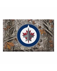 Winnipeg Jets Camo Scraper Mat by   