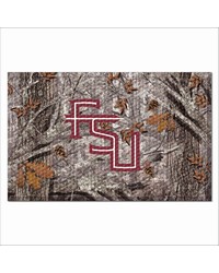 Florida State Seminoles Camo Scraper Mat by   