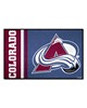 Fan Mats  LLC Colorado Avalanche Starter Mat Uniform Burgandy