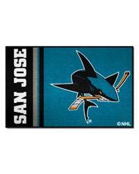 San Jose Sharks Starter Mat Uniform by   