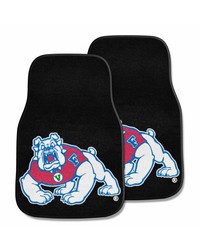 Fresno State Bulldogs 2-pc Carpet Car Mat Set by   