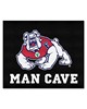 Fan Mats  LLC Fresno State Bulldogs Tailgater Mat Man Cave Black