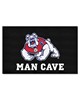 Fan Mats  LLC Fresno State Bulldogs Ulti-Mat Man Cave Black