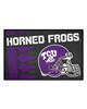 Fan Mats  LLC TCU Horned Frogs Starter Mat Purple