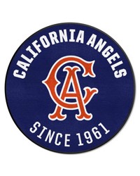 Anaheim Angels Roundel Mat Retro by   