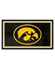 Fan Mats  LLC Iowa Hawkeyes 3x5 Rug Black