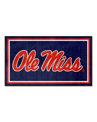 Ole Miss Rebels 3x5 Rug by   