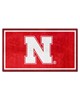 Fan Mats  LLC Nebraska Cornhuskers 3x5 Rug Red