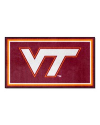 Virginia Tech Hokies 3ft. x 5ft. Plush Area Rug Maroon by   