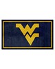 Fan Mats  LLC West Virginia Mountaineers 3x5 Rug Blue