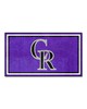 Fan Mats  LLC Colorado Rockies 3x5 Rug Purple