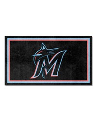 Miami Marlins 3x5 Rug by   