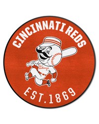 Cincinnati Reds Roundel Mat Retro by   