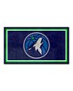 Fan Mats  LLC Minnesota Timberwolves 3x5 Rug Navy