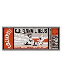 Cincinnati Reds Ticket Runner Retro by   