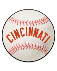 Cincinnati Reds Baseball Mat Retro by   