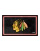 Fan Mats  LLC Chicago Blackhawks 3x5 Rug Black