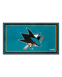 San Jose Sharks 3x5 Rug by   