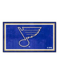 St. Louis Blues 3x5 Rug by   