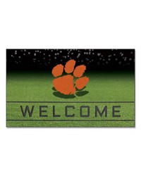 Clemson Tigers Crumb Rubber Door Mat by   