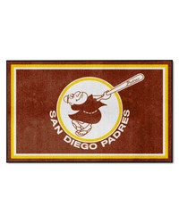 San Diego Padres 4x6 Rug Retro by   