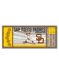 San Diego Padres Ticket Runner Retro by   