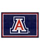 Fan Mats  LLC Arizona Wildcats 5x8 Rug Blue