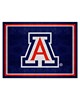 Fan Mats  LLC Arizona Wildcats 8x10 Rug Blue