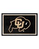 Fan Mats  LLC Colorado Buffaloes 4x6 Rug Black