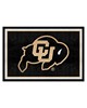 Fan Mats  LLC Colorado Buffaloes 5x8 Rug Black